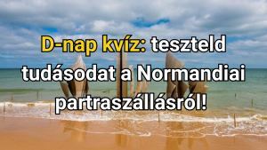 Read more about the article D-nap kvíz: teszteld tudásodat a Normandiai partraszállásról!